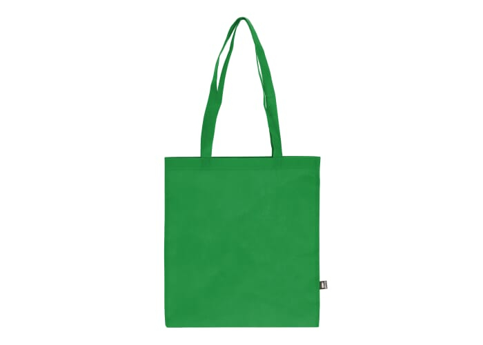Sac personnalisable rPET non tissé 75g anses longues Vert 